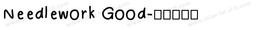 Needlework Good字体转换
